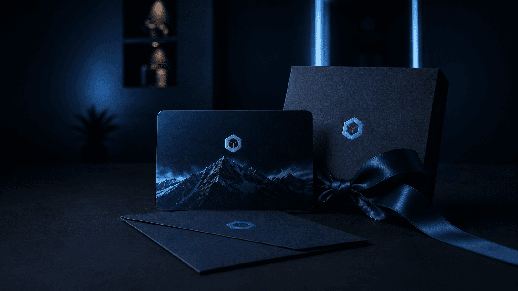 Le Chalet Clinic gift card and presentation box